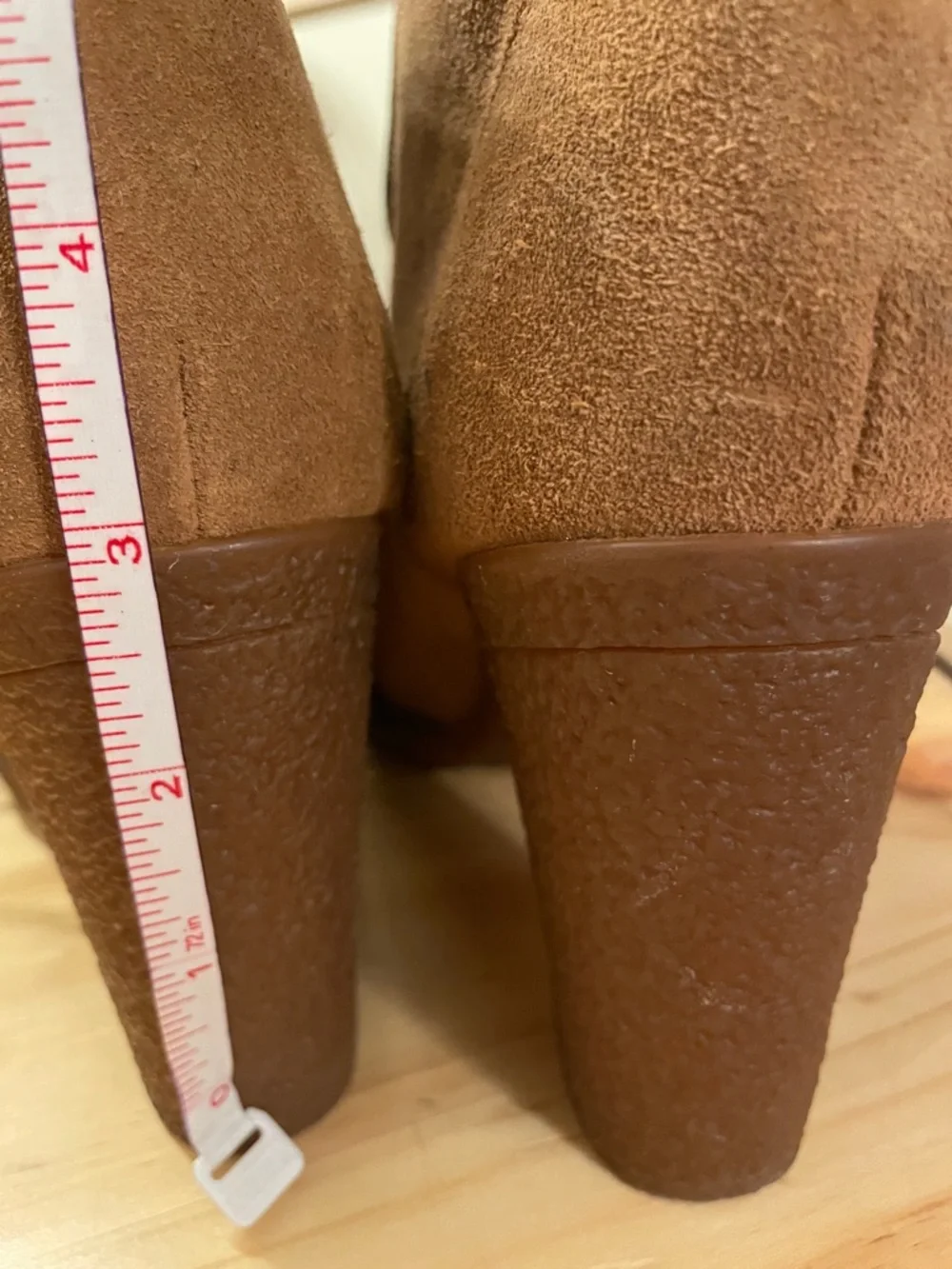 Timberland Women's Chestnut Suede Lace-Up Heeled Ankle Boots - Picture 2 of 4